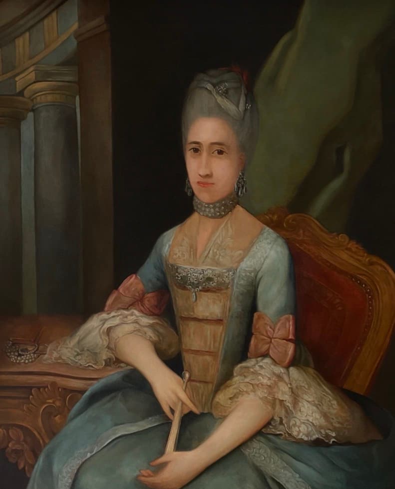 JOAQUÍN INZA. Josefa de Jovellanos, Óleo sobre lienzo, 110 x 89 cm, 2022, Antonio Monereo